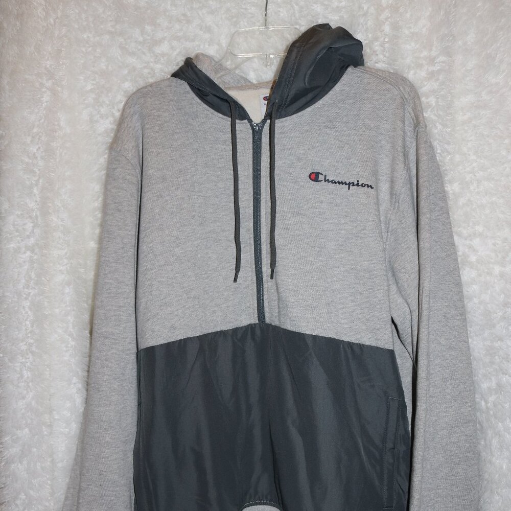 Champion men's jacket with hood and new with tags size large